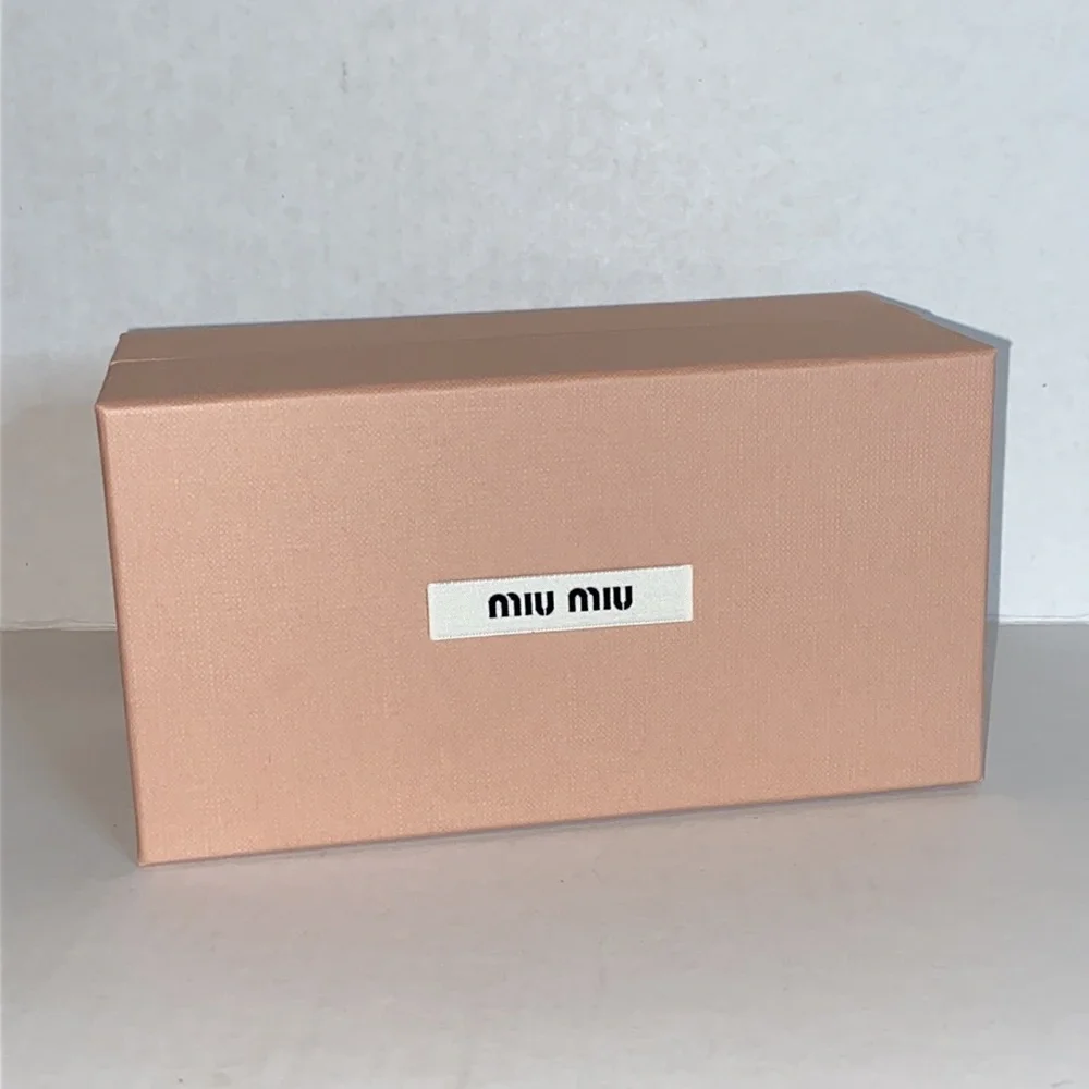 Designer NEW IN BOX - MIU MIU MU 50SS Round Wire Rim Designer Sunglasses, Gold